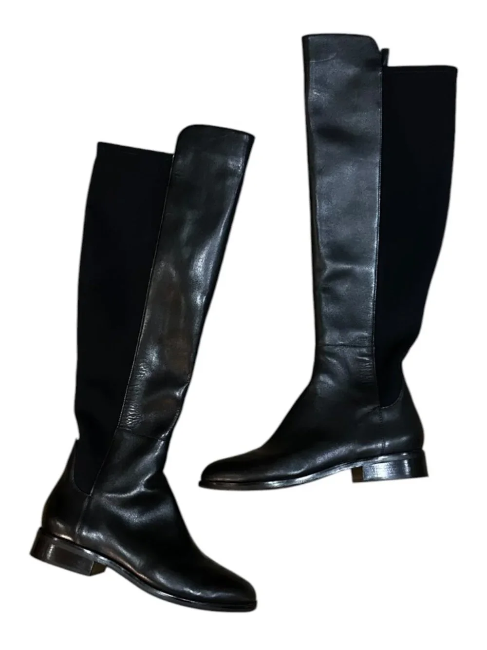 Cole Hann Isabelle Over The Knee Round Toe Zippered Boots